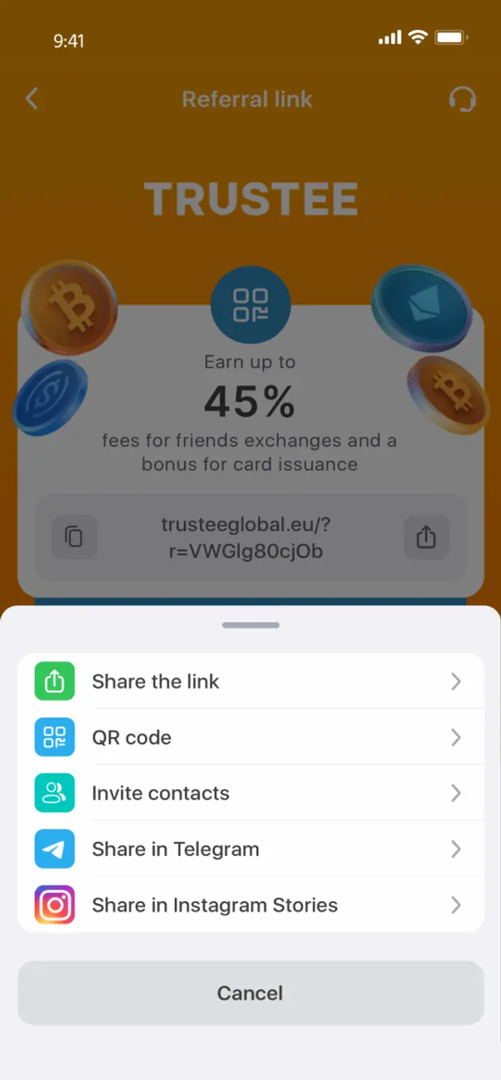 Crypto Referral Program by Trustee Plus
