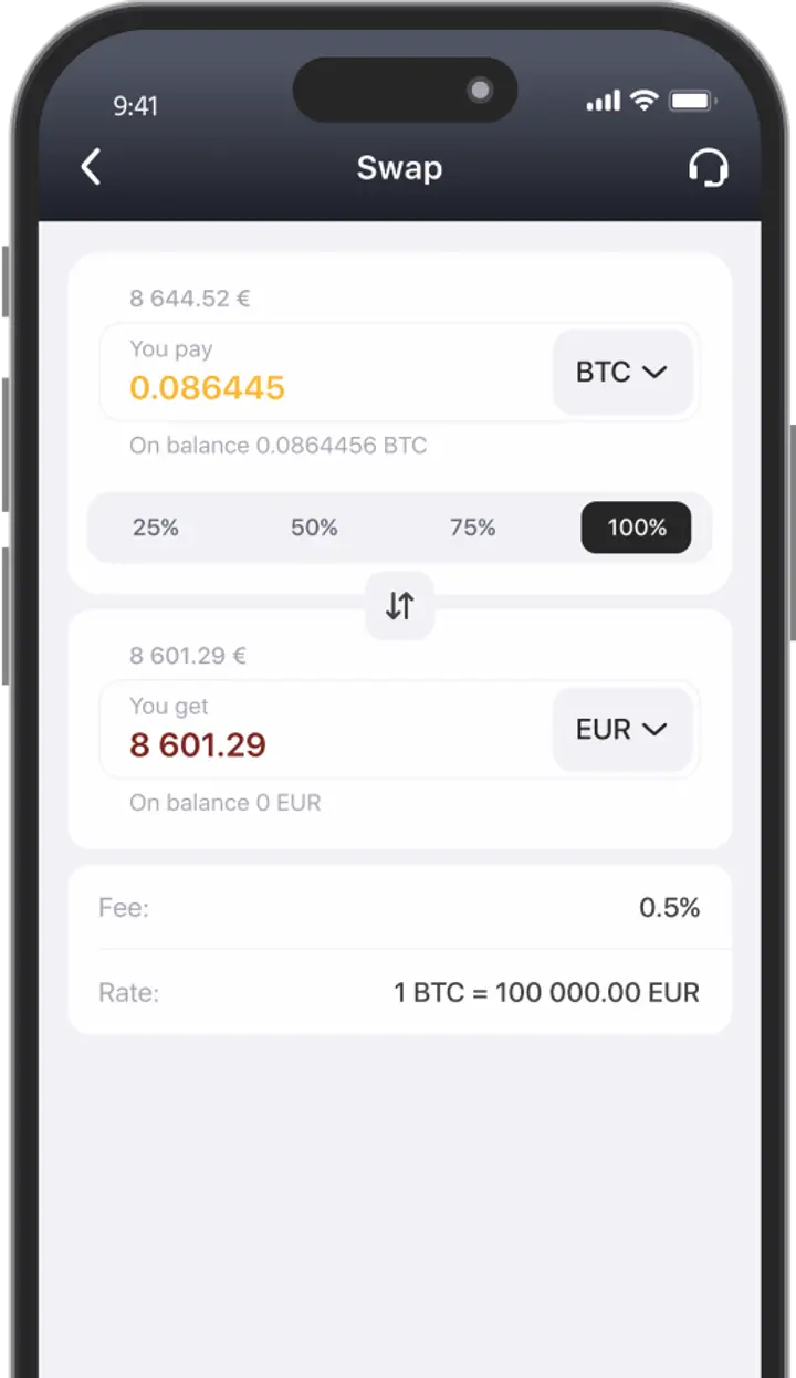 Bitcoin to EUR Converter & Exchange — Live BTC/EUR