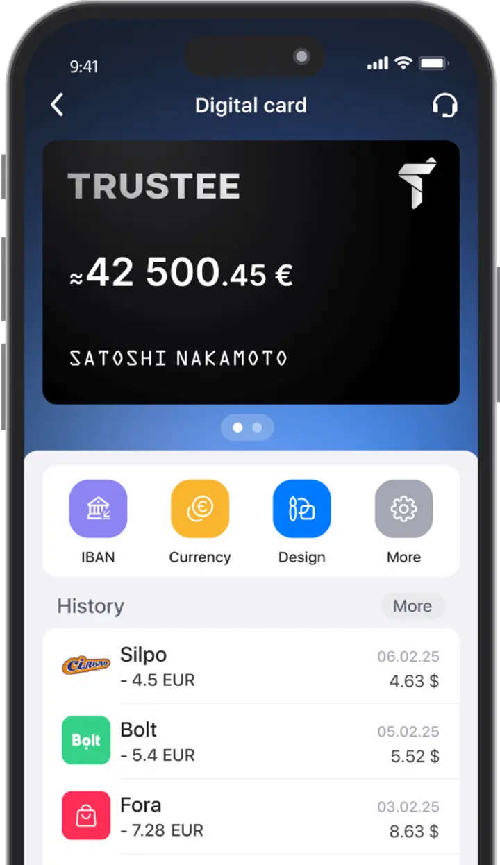 Crypto Card: Download Trustee Plus
