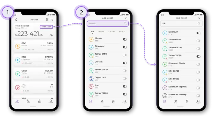 How to Add a Coin or a Token 1