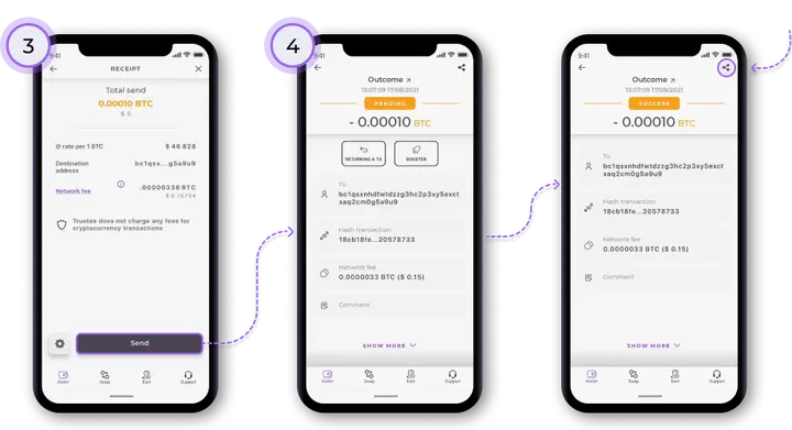 How to Send Assets 2